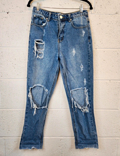 Glamorous blue distressed - blue,