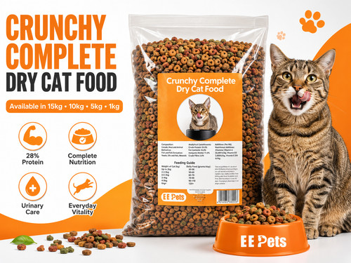 Crunchy cat complete dry food - crunchy,