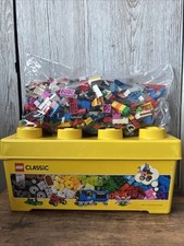 LEGO 1KG Bag & Large Size Storage Brick - Deep Yellow 8 Stud Brick