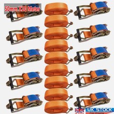 10×Heavy Duty Ratchet Strap