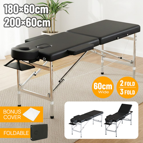 Fold aluminum massage table - 3-fold,