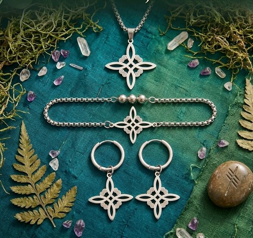 Stainless steel witch knot - steel,