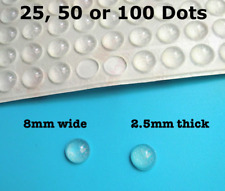 Soft Close Rubber Pads Stops Cushions Feet Dots Furniture Cupboard Door Bumper