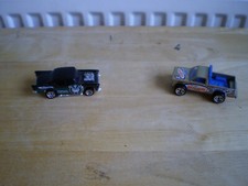 X2 VINTAGE HOTWHEELS CARS '57 CHEVY 1976 AND FORD PICKUP 1982 BOTH NEAR MINT