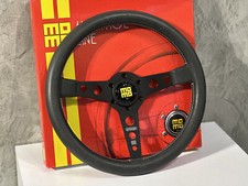 Genuine New MOMO ITALY STEERING PROTOTIPO Herritage 350mm Black Spoke