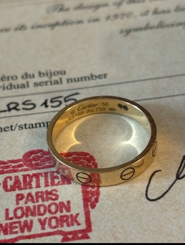 Cartier wedding band ring