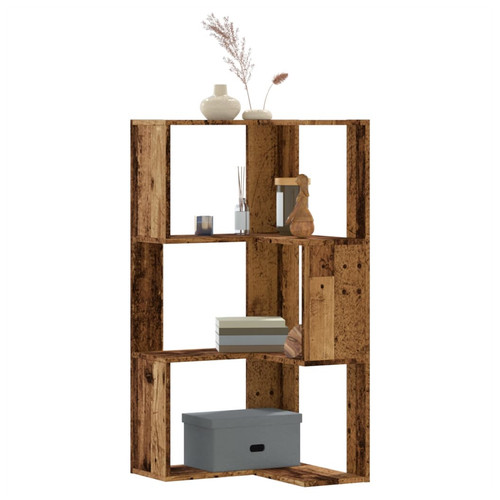 Bookcase tier engineered - 3-tier,