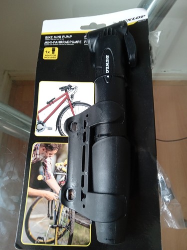 Dunlop mini bicycle pump - dunlop,