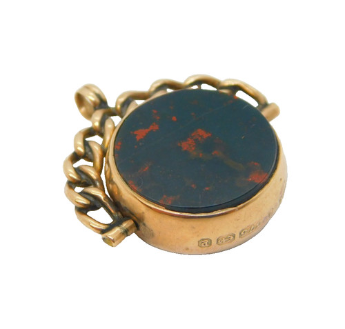 Victorian 9ct gold - 9ct, bloodstone