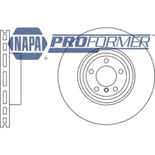 2x Brake Discs Vented For BMW 1 Series F21 118i NAPA Proformer Rear 34206797605