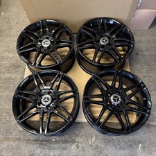 4 X SET MERCEDES C CLASS W204 AMG 18" ALLOY WHEELS 7.5J ET47 8.5J ET54 STAGGERED