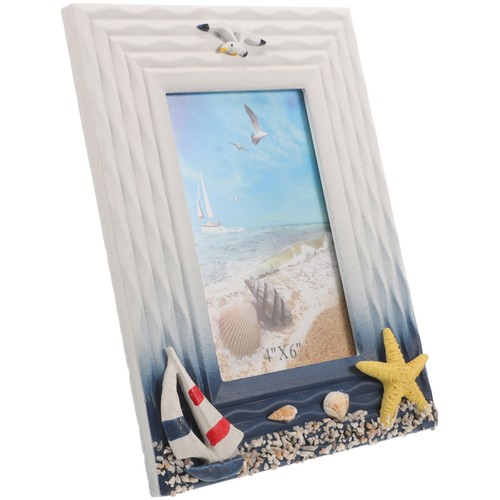Wooden photo frame nautical - photo,