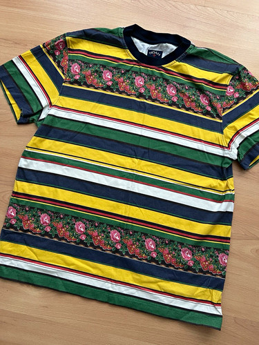 Noah striped floral tee