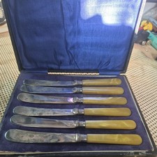 Tea Butter Knives EPNS Vintage