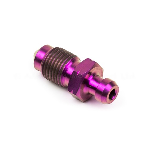 Purple titanium bleed screw - purple,