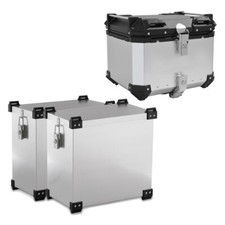 Aluminium Panniers Set + Top