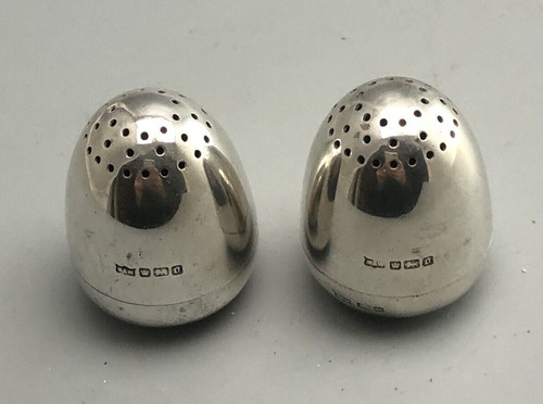 Edwardian silver pepperette - edwardian, m