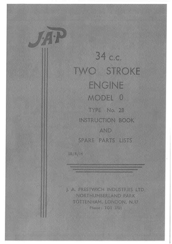 Jap engine 34cc two - engine, stroke