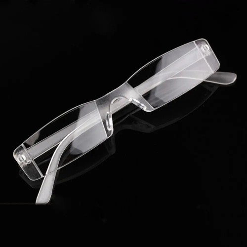 Clear rimless reading glasses - clear,