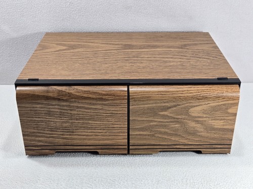 Vtg faux wood grain - 2, drawer
