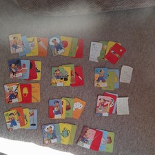 Vintage Sooty  Card Game - like Happy Familes Rummy sets.9 complete see below 