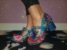 Irregular Choice Dashuri Floral Shoes  8/42 Rare Collectible Bnib