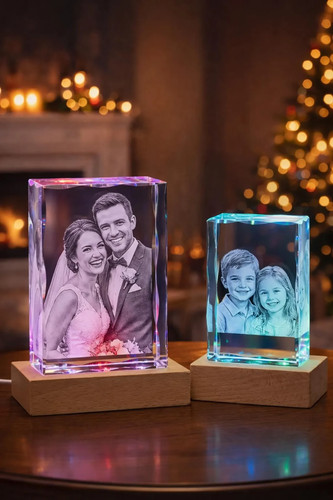 Photo glass crystal block - glass,
