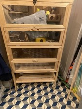 PawHut D51083 Wooden Hamster 4 Level Animals Cage