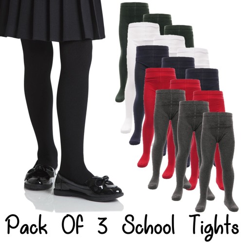Girls tights black opaque - girls,