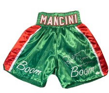 Ray “Boom Boom” Mancini Autographed Custom Boxing Trunks JSA Witnessed