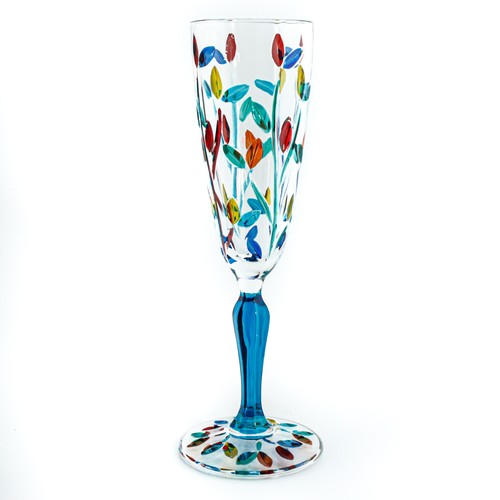Murano glass champagne multi - murano,