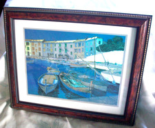 BOAT PICTURE SILVER EFFECT