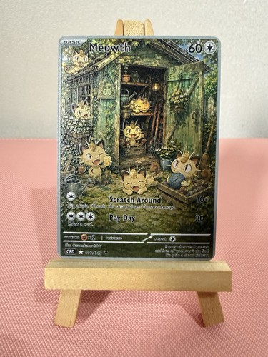 Meowth shed pokemon display - meowth,