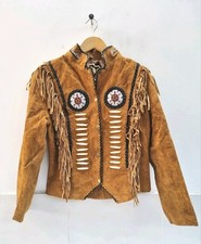 Western Leather Jacket Native