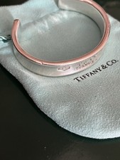 Tiffany & Co. 1837 Sterling Silver Heavy Cuff Bracelet