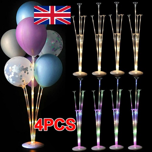 4pcs led light balloon stand - 4pcs,