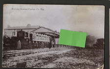 Ireland, Co. Tipperary, Cashel Railway station, Railway postcard.