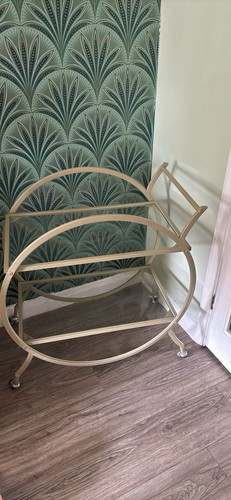 Art deco style drinks trolley - art,