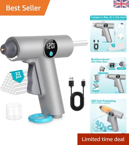 Lightweight cordless glue - cordless, gun