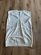 Cream Zara V Neck Jumper Dress