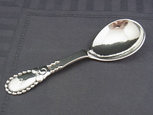 Beautiful cream spoon - , silver