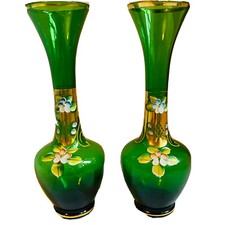 Vintage bohemian green - green, hand