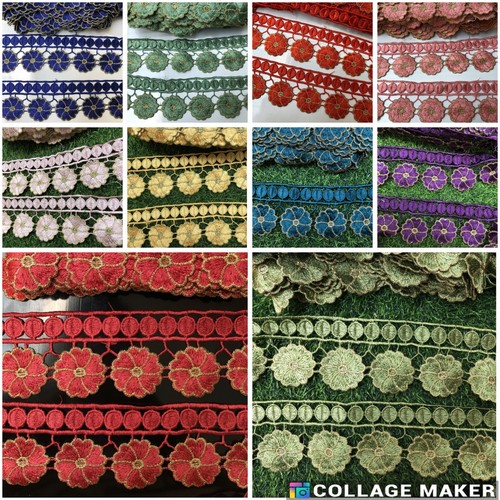 Floral gpo lace - gpo, trim
