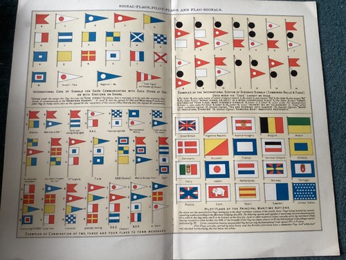 Signal flags pilot - flags, and