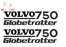 VOLVO 750 GLOBETROTTER X2 STICKERS VOLVO TRUCK HAULAGE TRUCKING VINYL