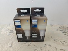 2x Philips Hue New White Smart Light Bulb 75W - 1100 Lumen (E27 Edison Screw)