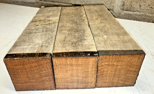 75mm squares 3pcs - squares, oak