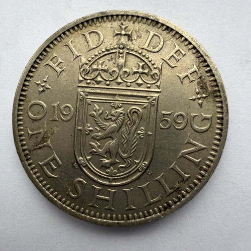 1959 scottish one shilling - scottish,