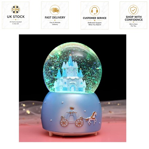 Elegant blue snow globe music - elegant,