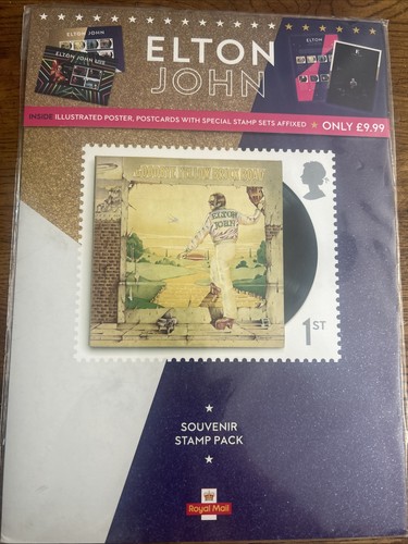 Elton john souvenir - elton, stamp
